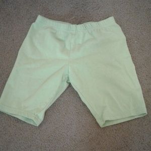 Green play shorts